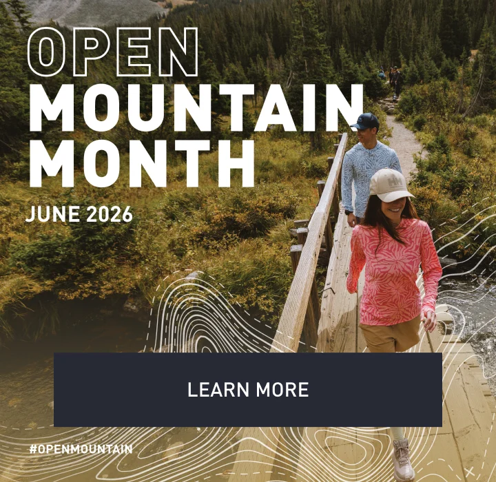 Open Mountain Month - June 2026 - learn more