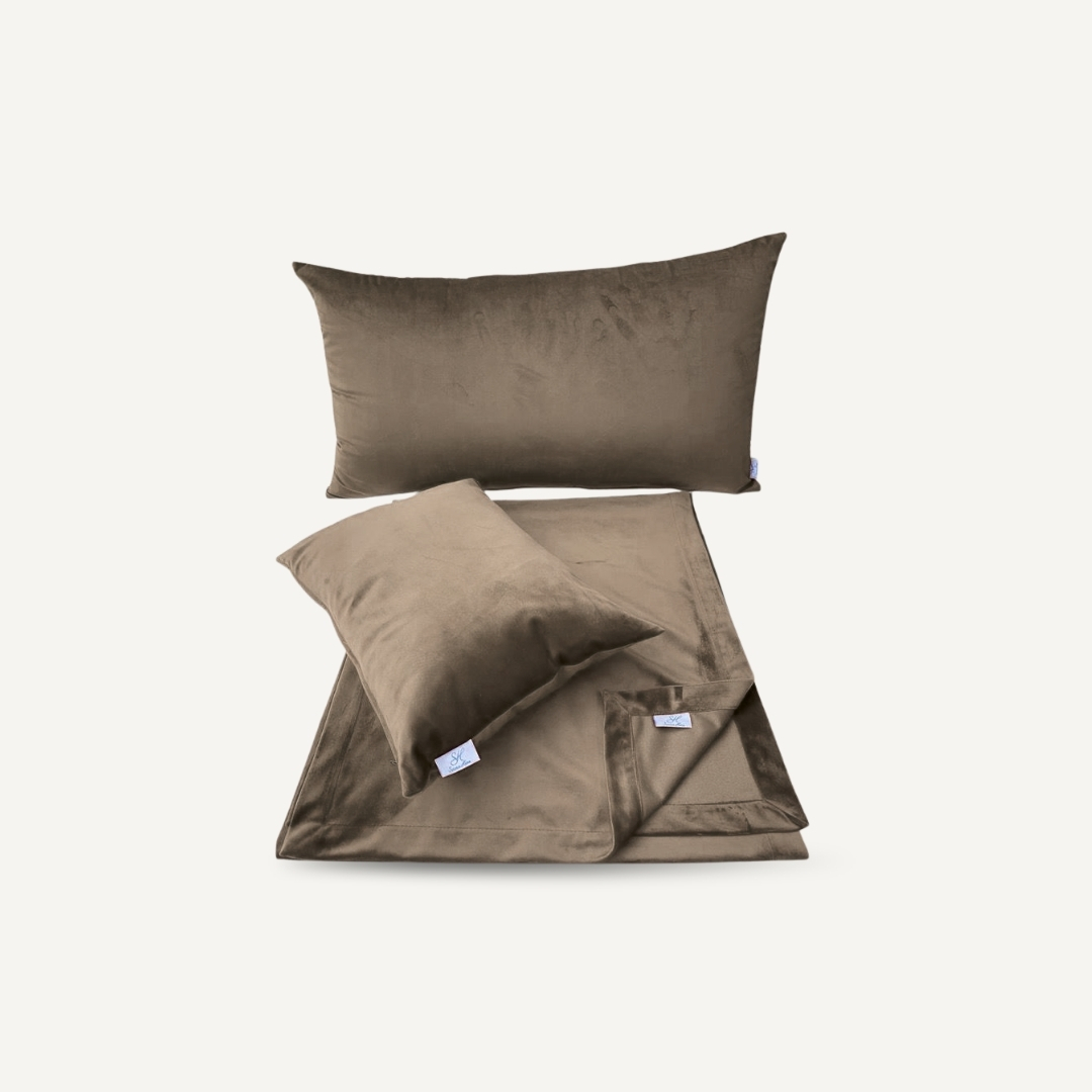 Cuscini e Runner Letto in Velluto