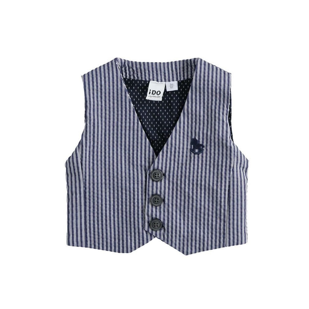 Image of GILET SMANICATO ELEGANTE 4J088 NEONATO IDO MINI