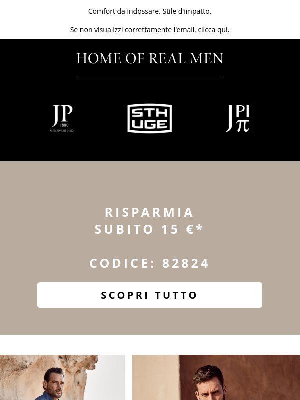 WOW 💥 Per te uno sconto di 15€