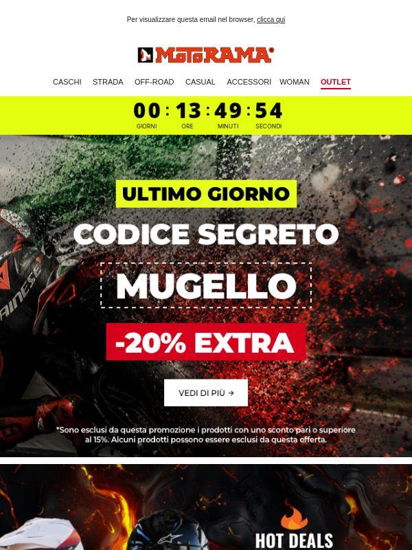 Ultime ore: EXTRA SUI CASCHI 💣