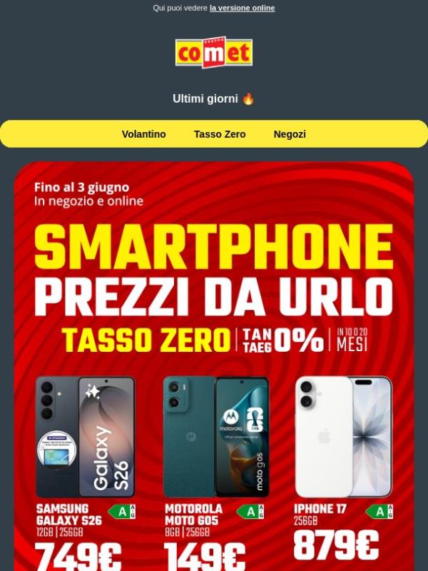 Smartphone prezzi da urlo 🔥