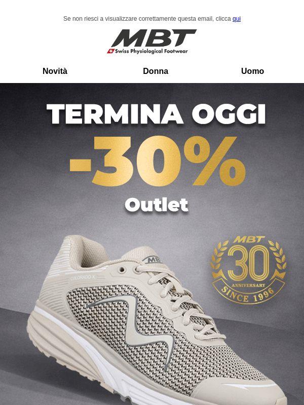 -30% finisce stasera