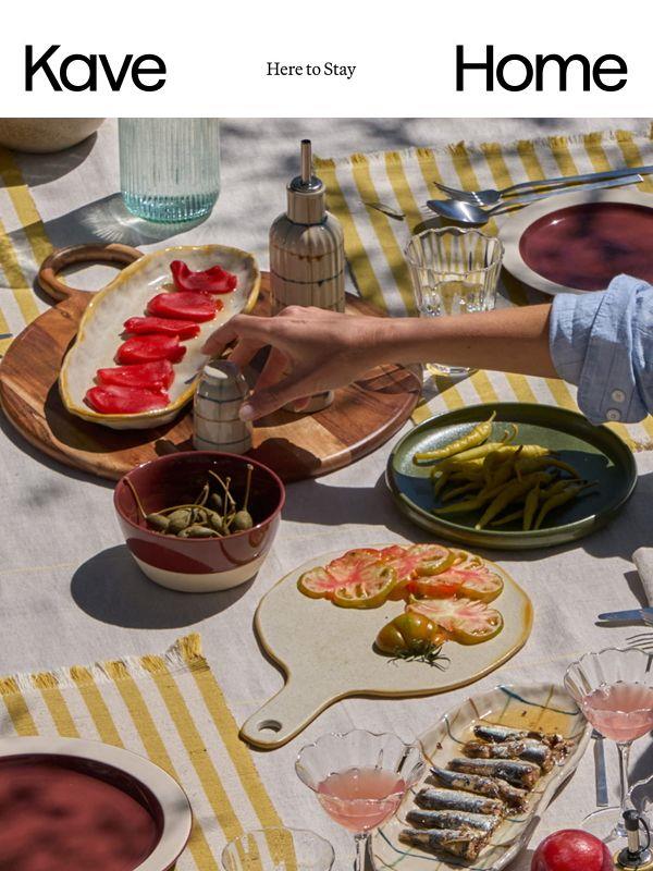 La tavola delle lunghe giornate estive