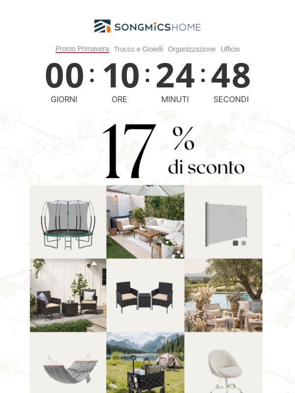 Grandi Sconti: -17% su tutto il sito e -25% sui migliori prodotti outdoor!