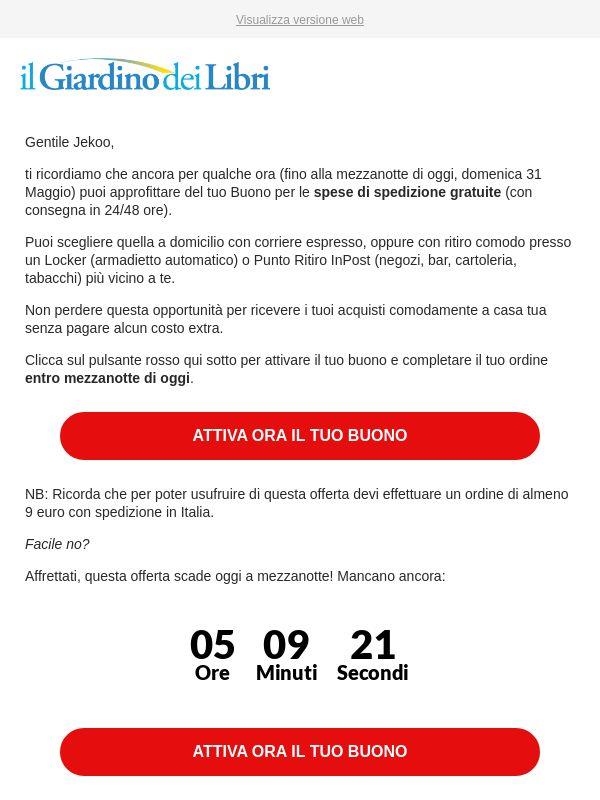 😱 ULTIME ORE per avere la Consegna Gratis Veloce