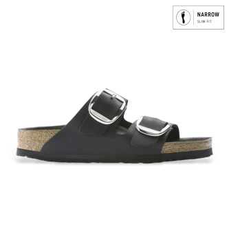 sandali-arizona-big-buckle-natural-(vestibilita-stretta)-nero