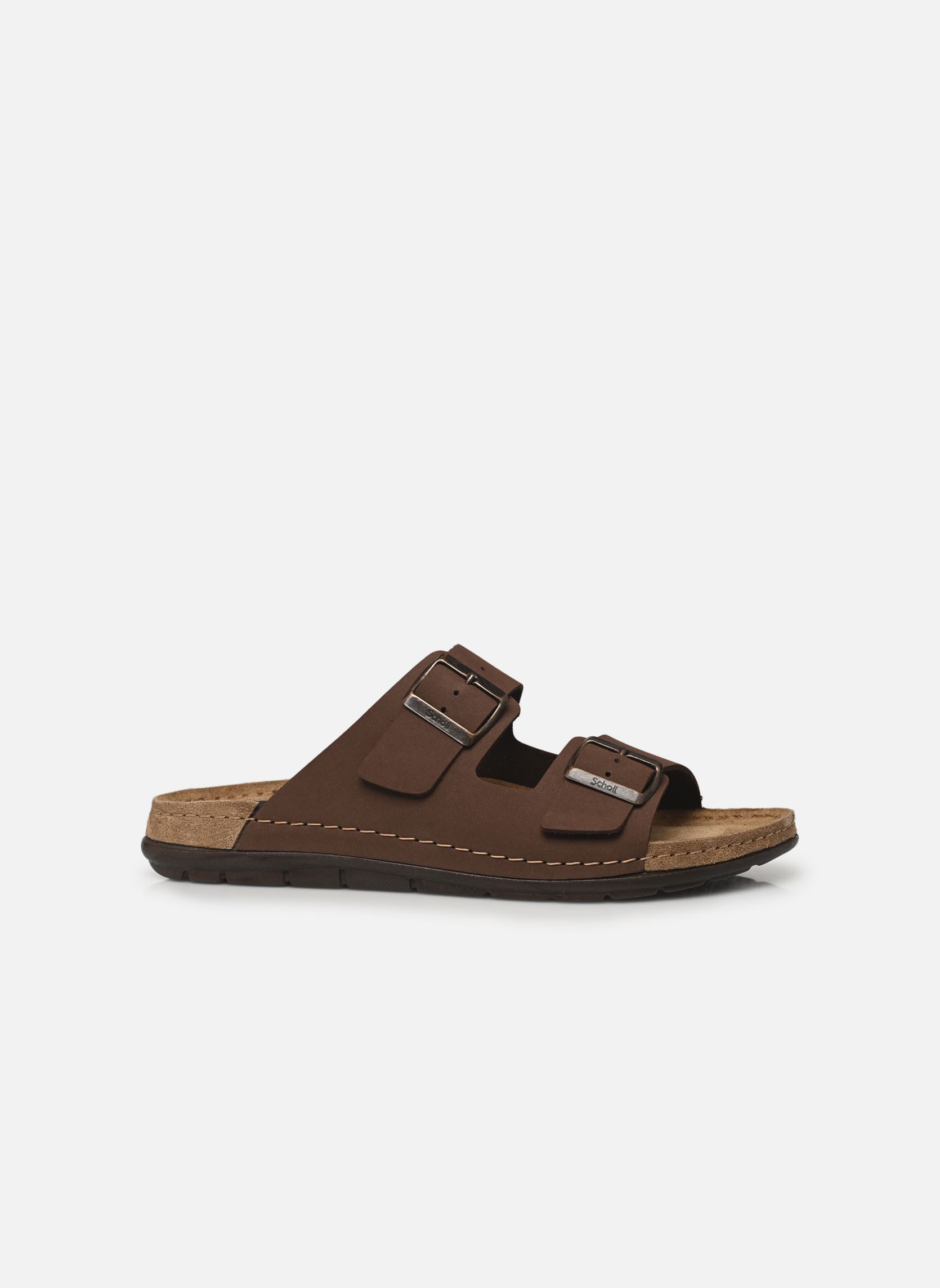 Scholl Mules Aberdeen Man Comfort homme marron