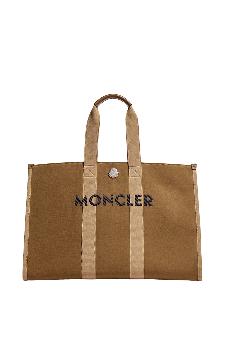 Borsa tote in canvas con logo