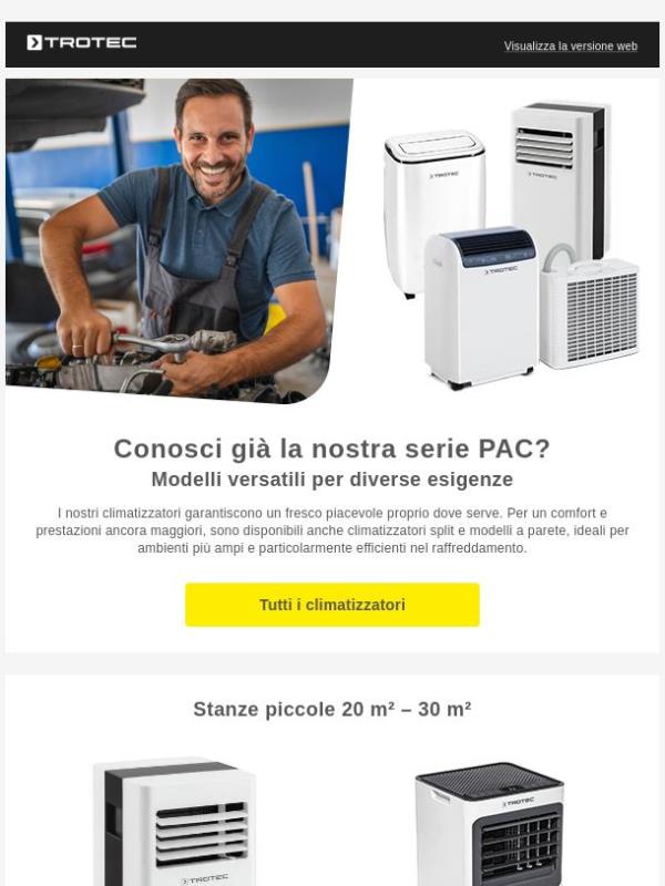 ❄️ Climatizzatori per uso commerciale e domestico