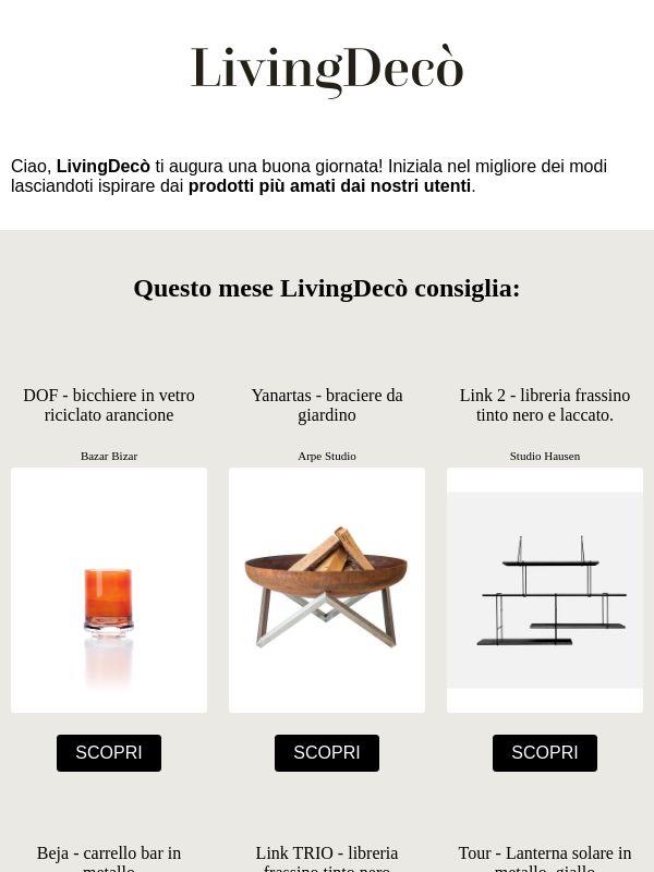 I consigli del mese di LivingDecò