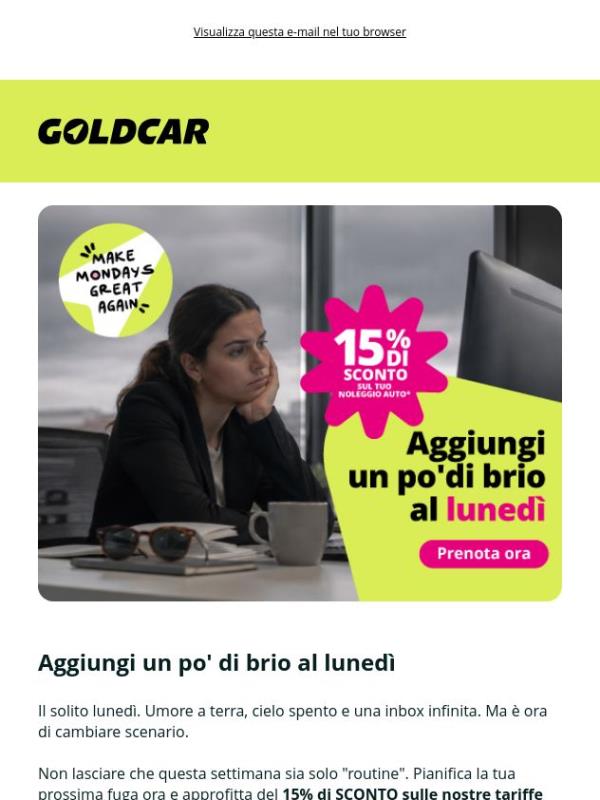 Aggiungi un po' di brio al lunedì ☀️