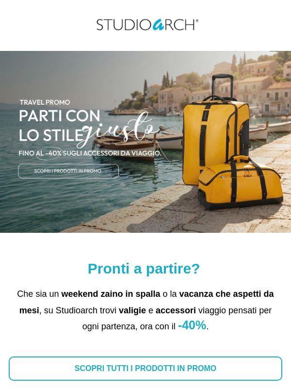 Pronti per le vacanze? ✈️ -40% sugli accessori travel