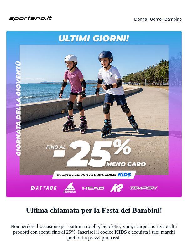 , il codice KIDS sta per scadere. Approfittane subito!