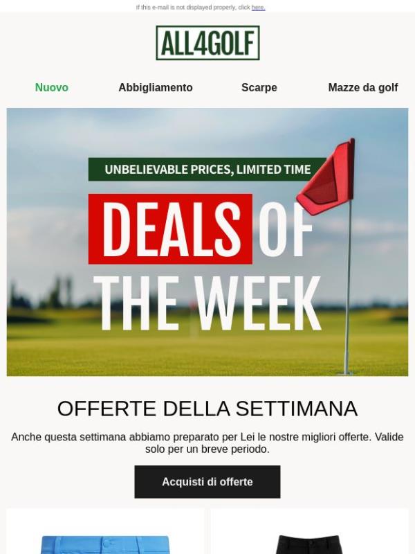 Le nuove offerte della settimana sono arrivate