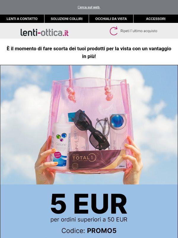 💸 5€ di sconto se acquisti oltre 50€