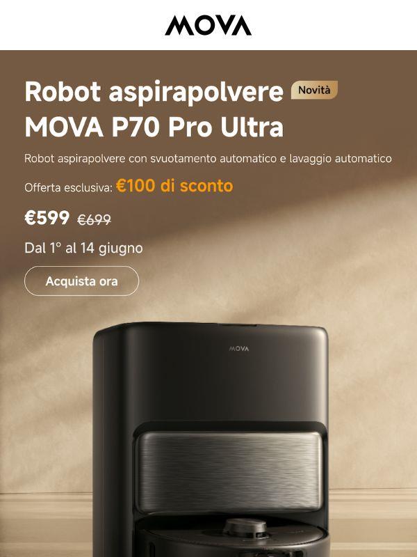 Robot aspirapolvere MOVA P70 Pro Ultra