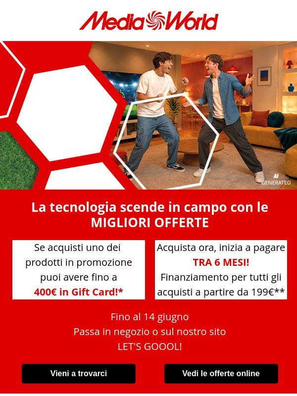 LET'S GOOOL: scegli ora, paga tra 6 mesi!