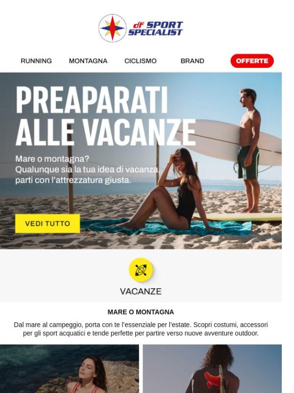Mare o montagna? ☀️ Preparati alla tua estate