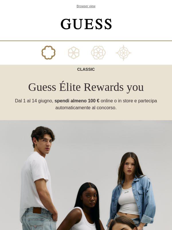 GUESS Élite premia il tuo stile: la tua occasione per vincere una Gift Card