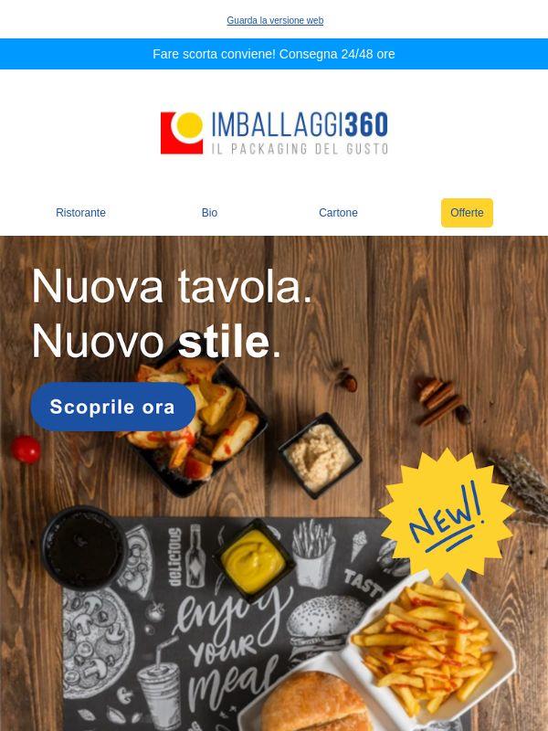 🖤 È arrivata la novità che cambia look alla tavola — Scopri le nuove tovagliette fast food
