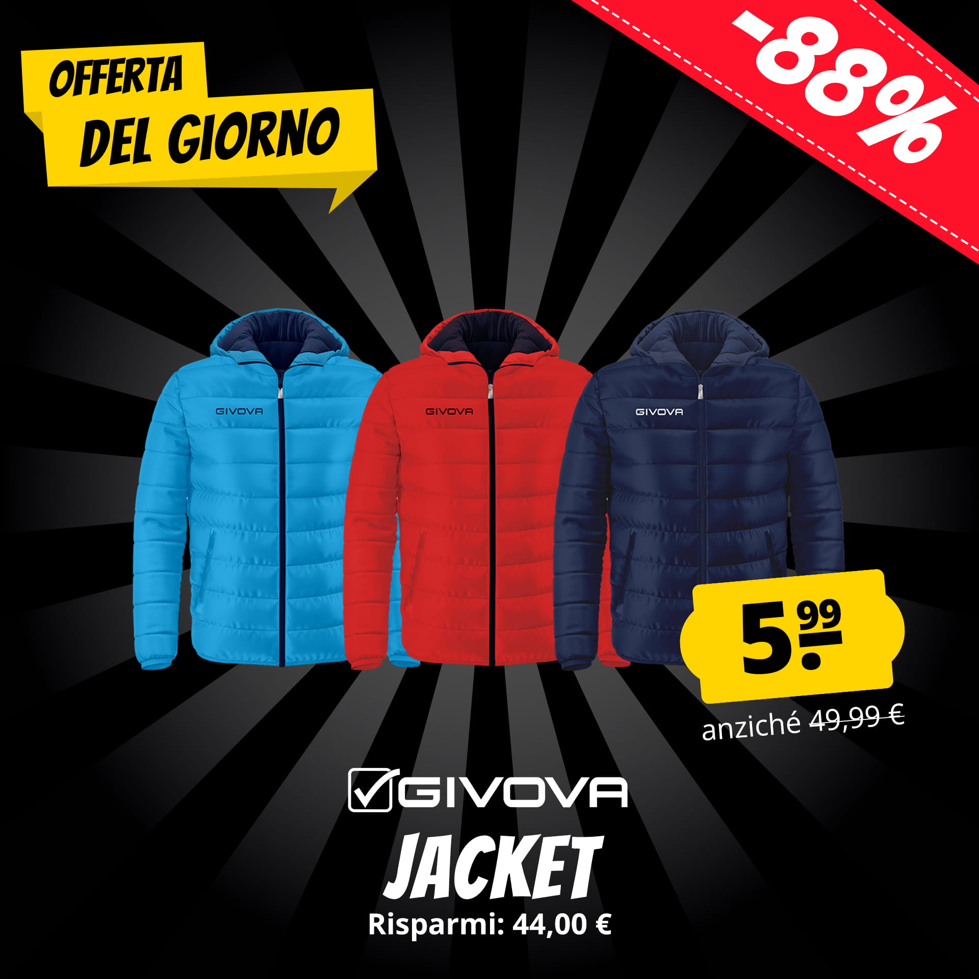 givova olanda giacca