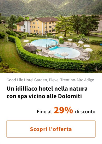 Un idilliaco hotel nella natura con spa vicino alle Dolomiti