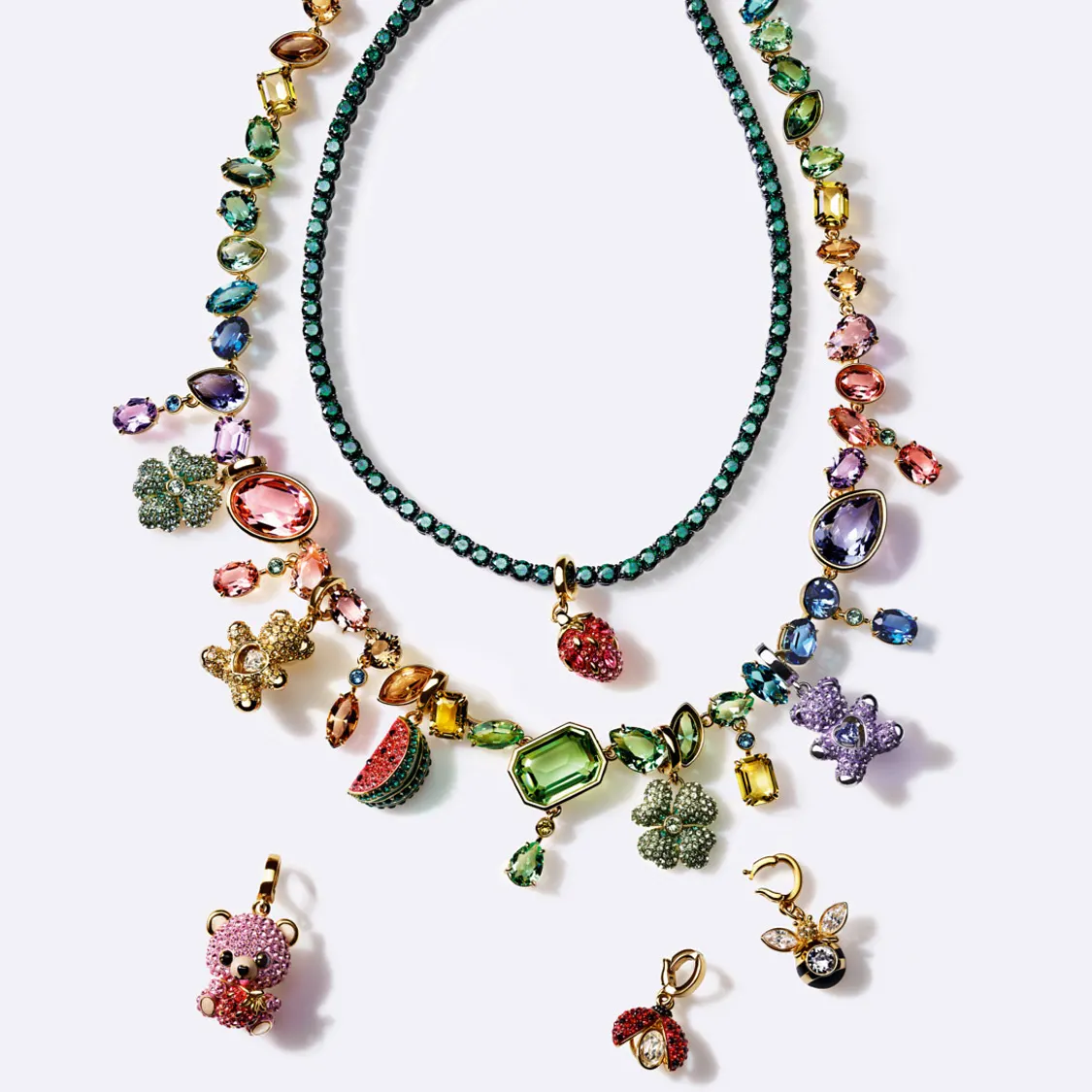 Charm Swarovski e gioielli della collezione estate 2026 Swarovski