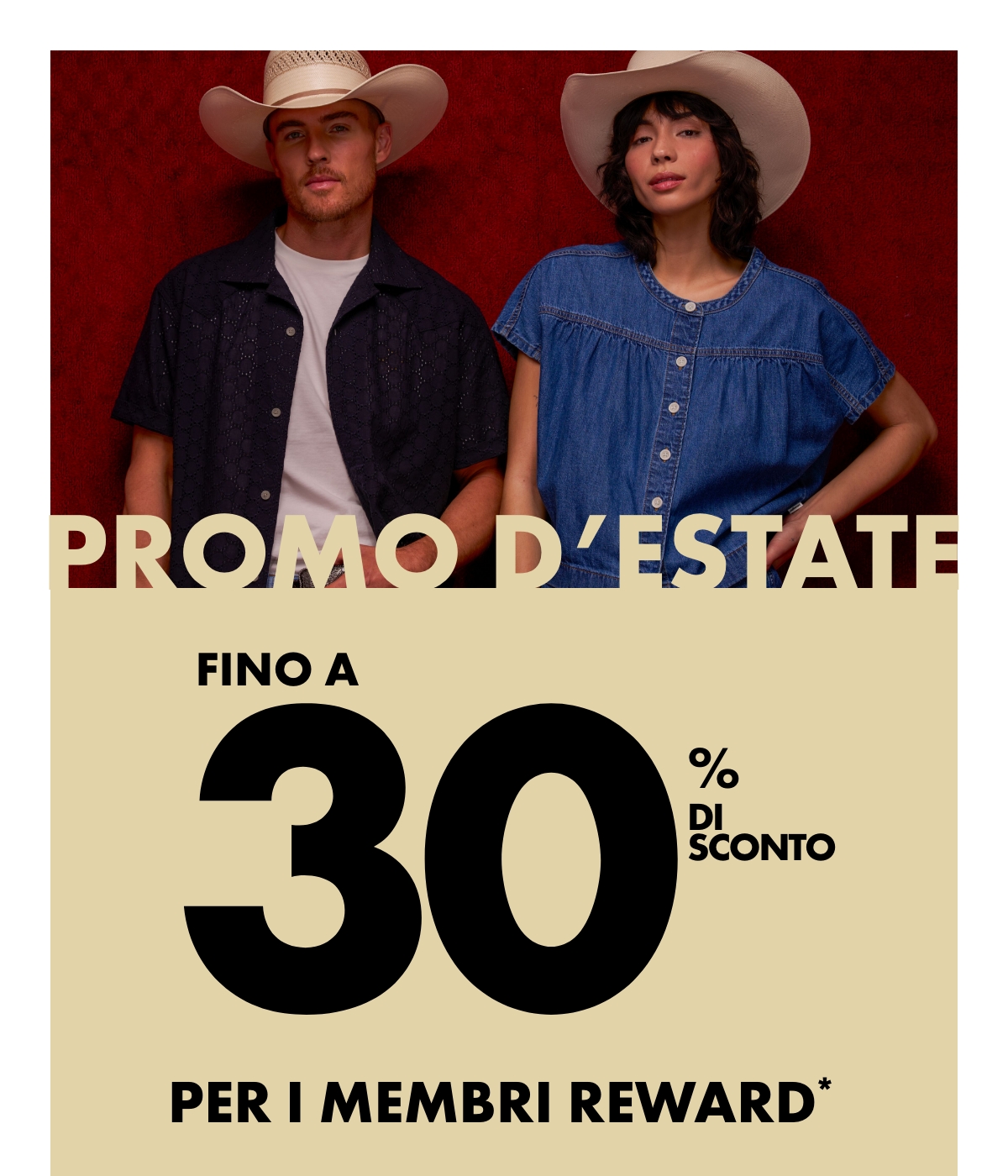 Fino a 30% di sconto per i membri Reward*