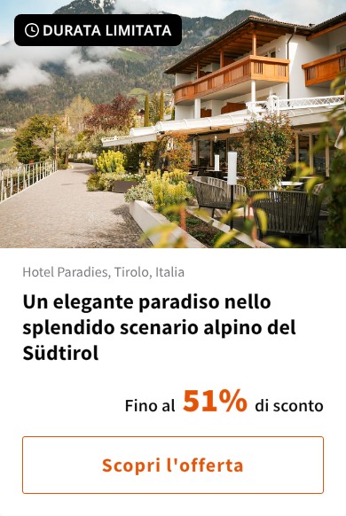 Un elegante paradiso nello splendido scenario alpino del Südtirol