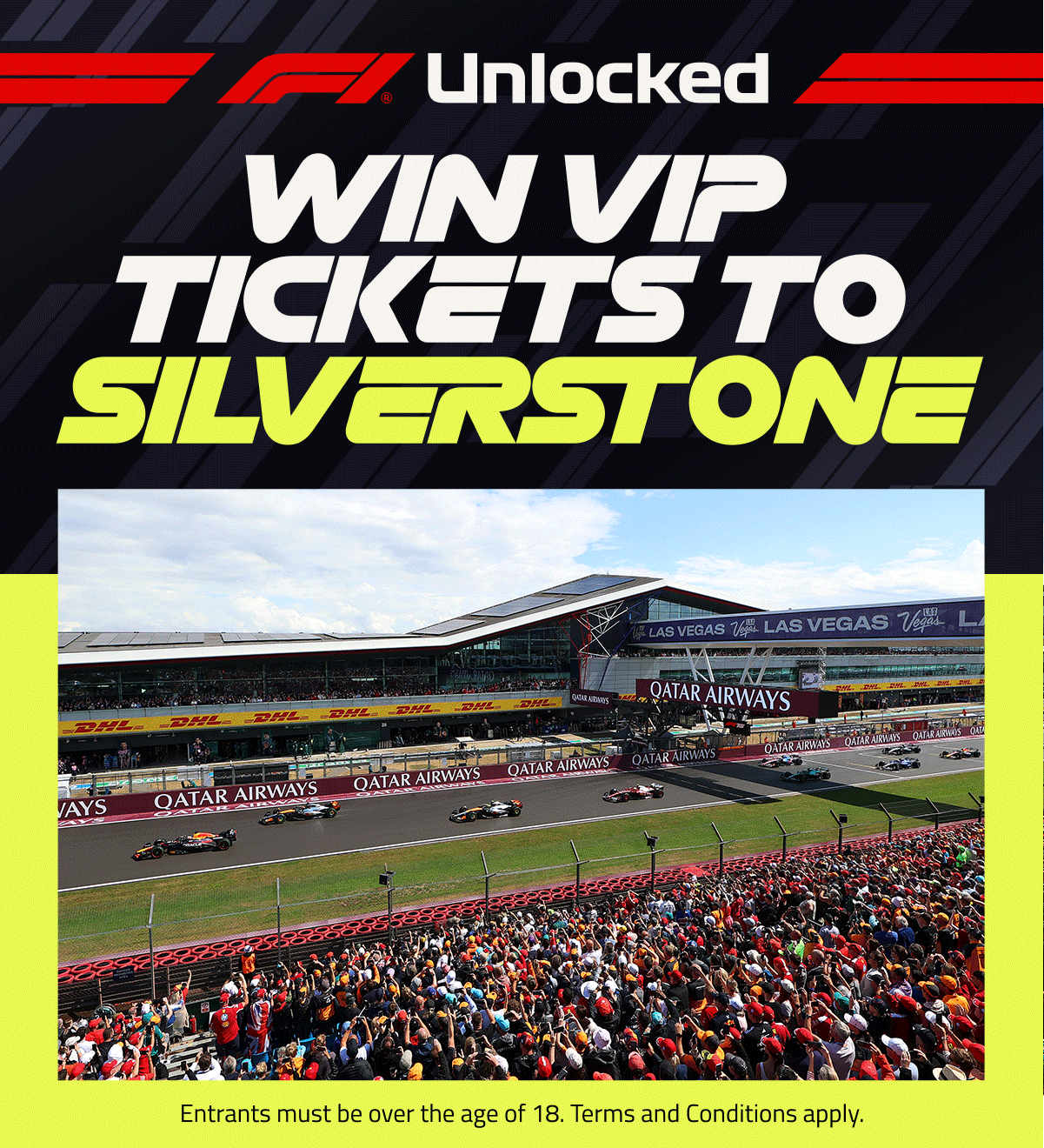 Win VIP tickets to Silverstone, go backstage to see David Guetta and continue the action in Ibiza