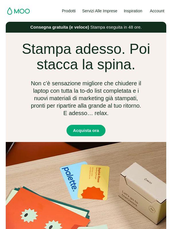 Stampa e rilassati 🏝️
