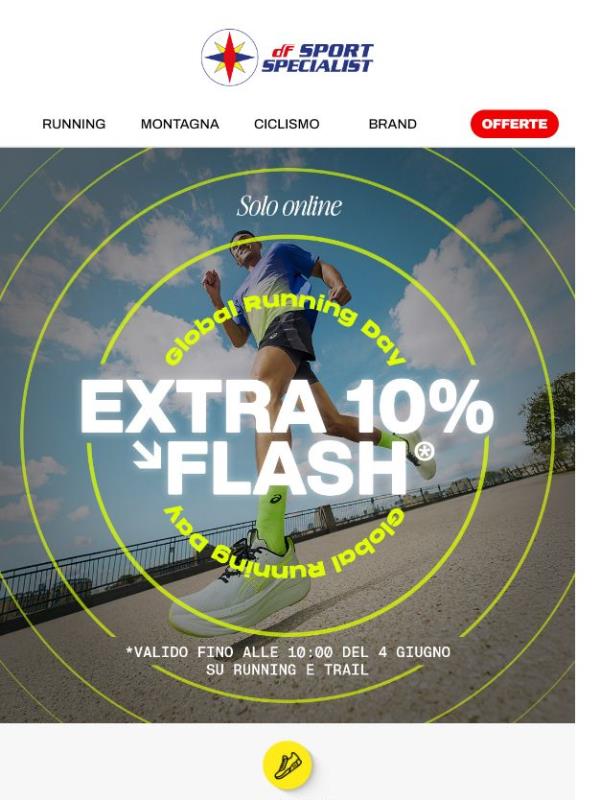 Extra 10% 🏃‍➡️ Running Global Day