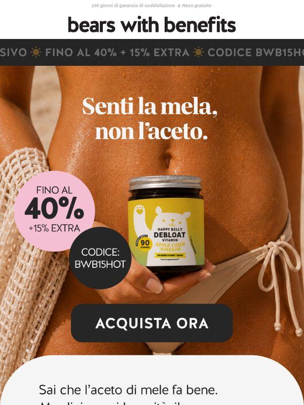 , addio pancia gonfia con la nostra promo Hot Girl Summer 🍎