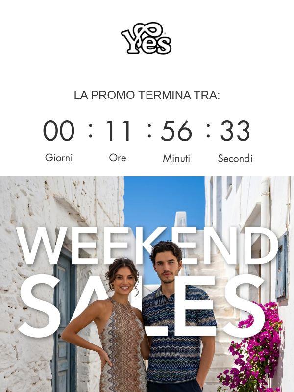 ULTIME ORE - ⚡ WEEKEND PROMO: -20% su tutta la Nuova Collezione!