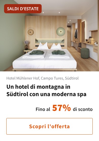 Un hotel di montagna in Südtirol con una moderna spa