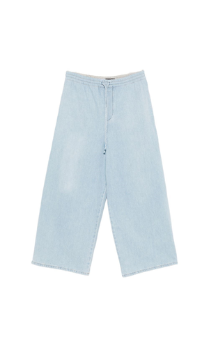 Cotton drawstring trousers