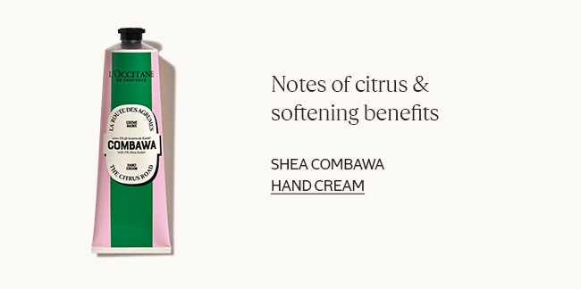 NOTES OF CITRUS & SOFTENING BENEFITS | SHEA COMBAWA HAND CREAM