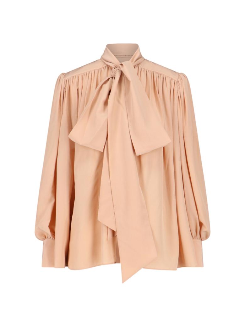Chloé - Camicia lavallière in seta