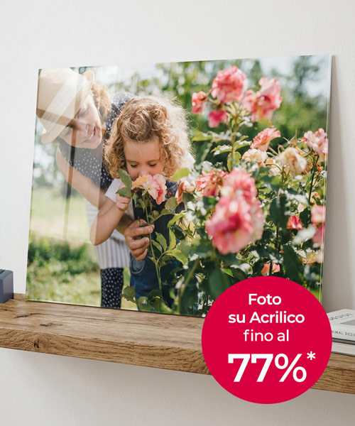 La tua Foto su Acrilico: effetto profondo a partire da 8,45€*