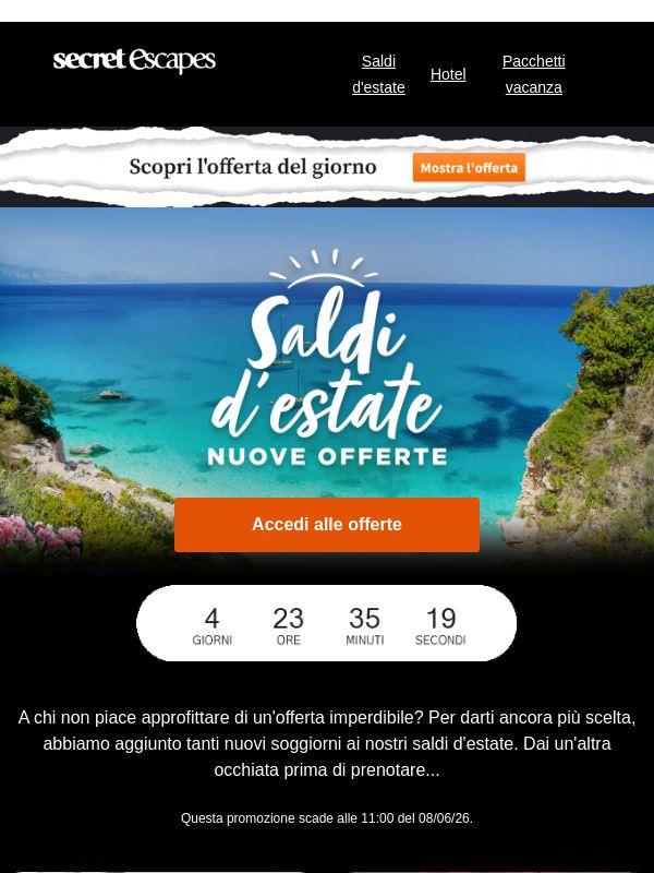 I nostri saldi d'estate non finiscono qui