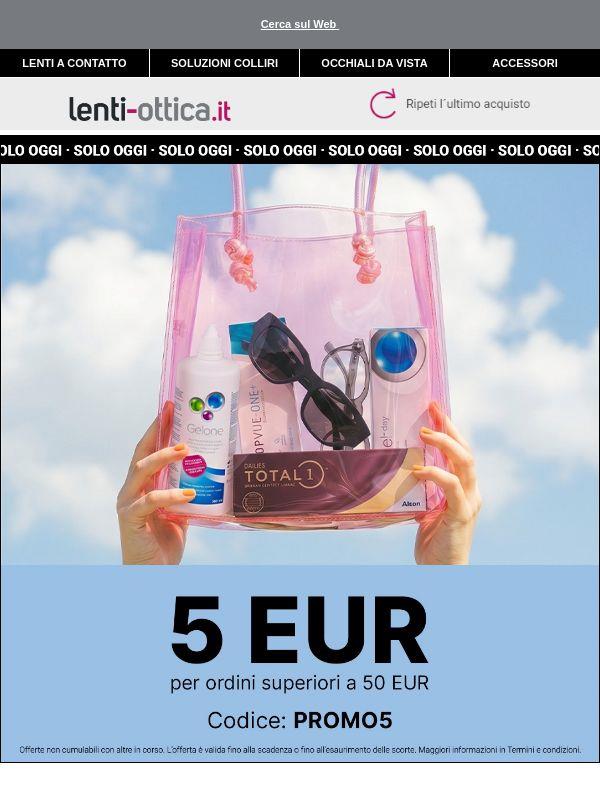 SCADE PRESTO ⏳ 5€ di sconto se acquisti oltre 50€