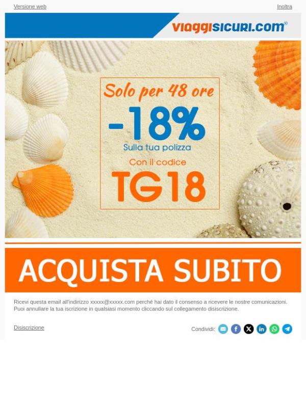 - 18% su tutte le nostre polizze!