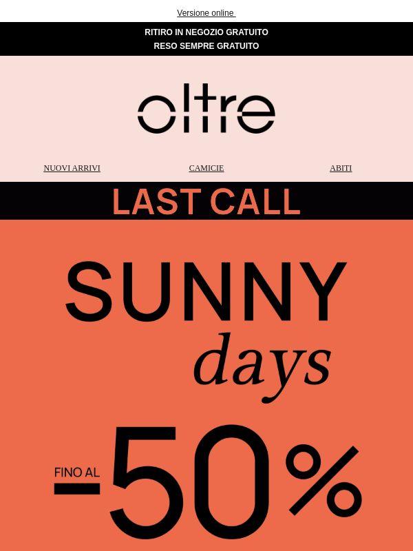Sunny Days: ULTIME ORE ⏰
