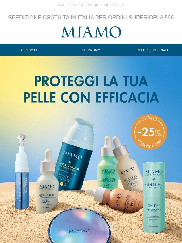 L'efficacia della protezione solare al -25% di sconto ☀️