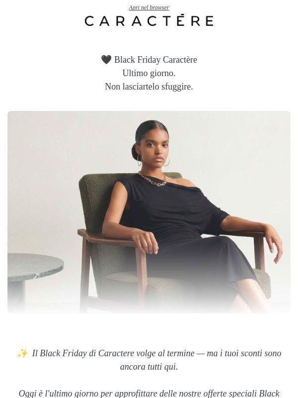 🖤 Black Friday Caractère.
