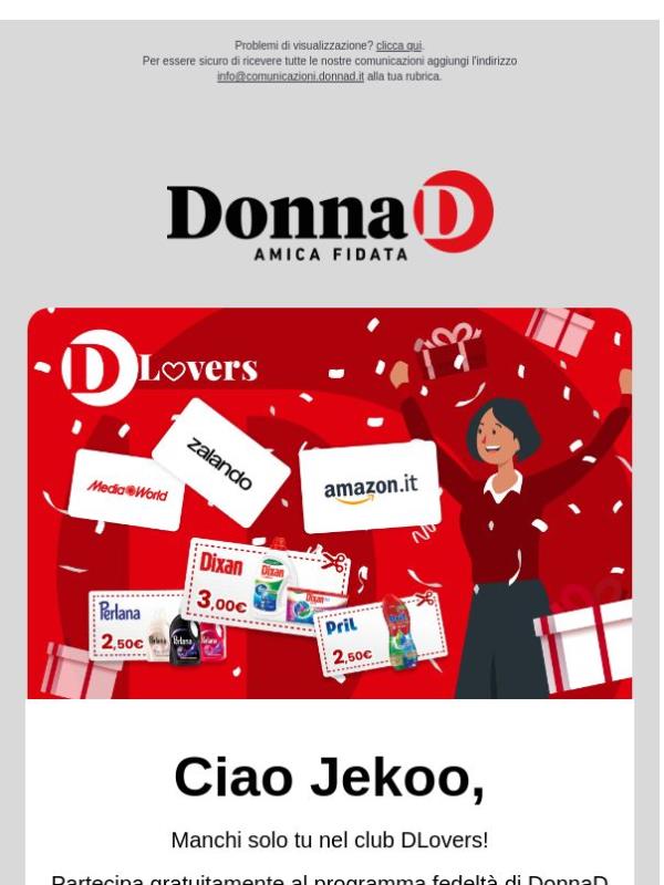 Gift card Amazon, Zalando, Ikea e tanto altro? Ti aspettano su DLovers!
