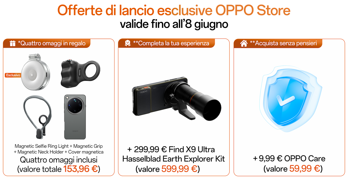 Vantaggi OPPO Store