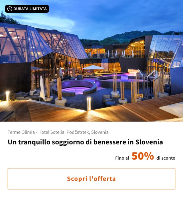 Un tranquillo soggiorno di benessere in Slovenia
