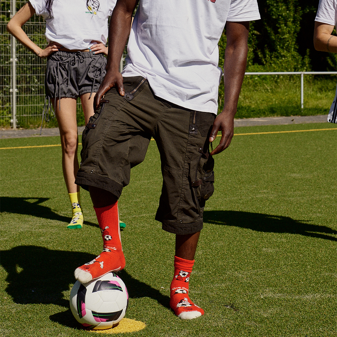 Calzini da ginnastica per tifosi di calcio SS26